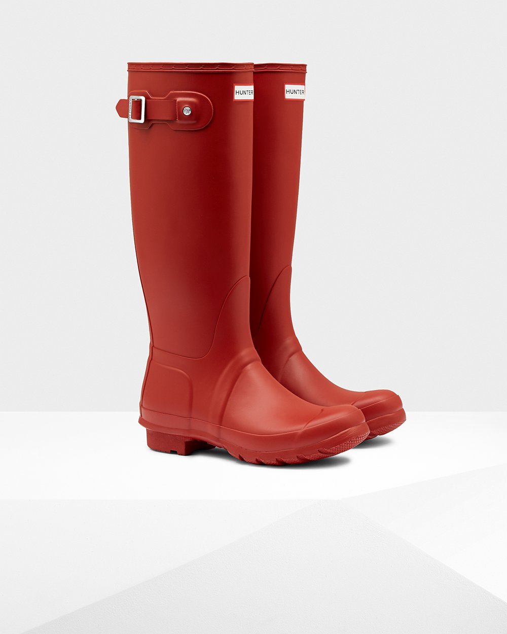 Botas De Altas Original Hunter Mujer - Rojos - 742986AET